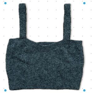 ZARA Charcoal Knit Sweater Top